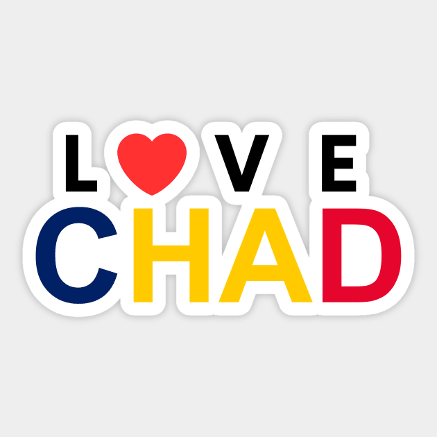 Chad Sticker by Amharic Avenue